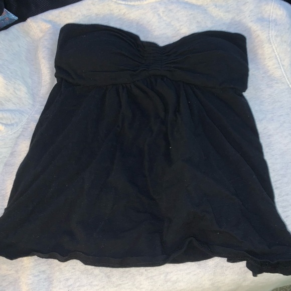 Roxy Padded Stretchy Flowy Crop Top - Picture 1 of 4